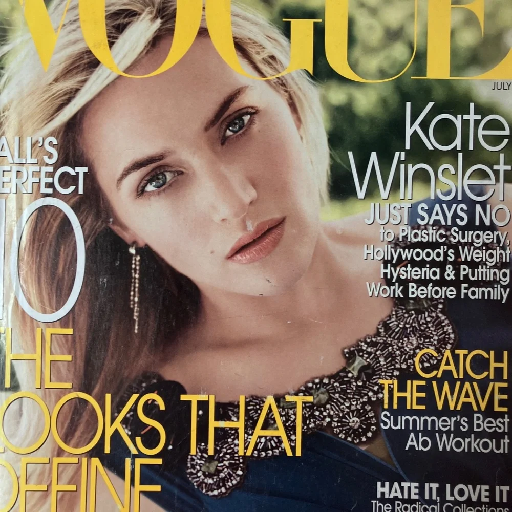 VOGUE MAGAZINE JULY 2005 KATE WINSLET Cover LIKE NEW - Picture 5 of 10
